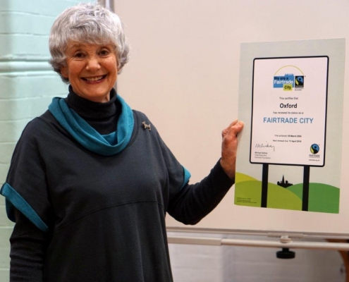 Carol with certificate small